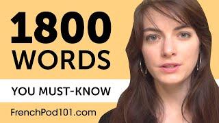 1800 Words Every French Beginner Must Know