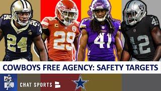 Dallas Cowboys Top 12 Free Agent Targets At Safety For 2020 Ft. Vonn Bell, Eric Berry & Karl Joseph