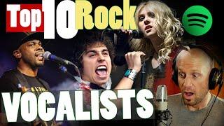 Spotify's Top 10 Rock Vocalists - How's The Singing? (Thanks Rick Beato)