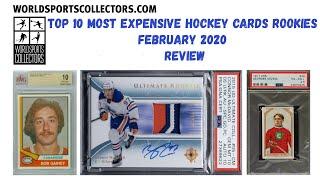 Top 10 Most Expensive Hockey Cards Rookies February 2020 Review