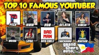 TOP 10 SIKAT NA YOUTUBER SA GTA V ( PHILIPPINES ) 2020