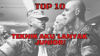 TEKNIK AKU "MENGAJAR" JUNIOR | TOP 10 | LATIHAN TENTERA