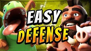 UNBREAKABLE DEFENSE! STRONGEST HOG CONTROL DECK  — Clash Royale