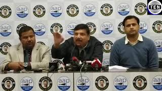 Arrest Kejirwal if he is a terrorist, challenges AAP leader Sanjay Singh