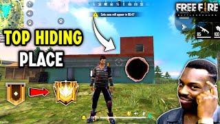 Top New Hiding Place In Free Fire in Bermuda Map [Peak] ✔️ // Techno BanDa