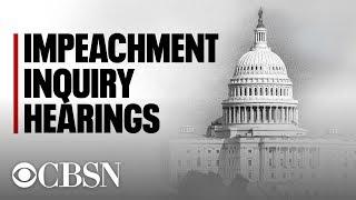House Judiciary Committee holds first hearing in the Trump Impeachment Inquiry, live stream