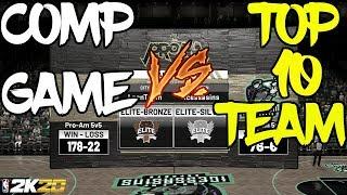 COMP GAME VS ELITE SILVER TEAM(TOP 10 TEAM)