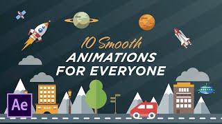 10 Smooth Animations in After Effects | Motion Graphics Tutorial