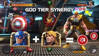 Captain America (Classic) New Amazing Synergy - Insanely Power Control - Marvel Contest of Champions