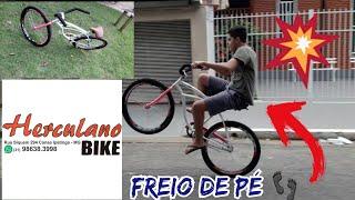 PEGUEI UMA BIKE COM FREIO DE PÉ E CHAMEI NO GRAU!!!