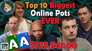 TOP 10 BIGGEST POTS EVER!!! Isildur1, durrrr, Ivey and more by MMAsherdog - High Stakes Poker Online