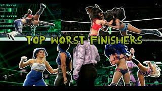 Top 10 WWE Women's Worst Finishers (In My Opinion) | Blissful Fan |