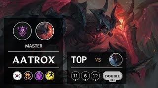 Aatrox Top vs Maokai - KR Master Patch 9.23