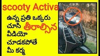 Snake in scooty