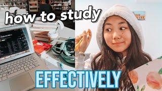 HOW I STUDY *effectively* (productivity tips & tricks)