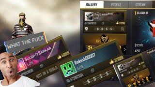 World top 10 high Level players of free fire word ||free fire hi level 100