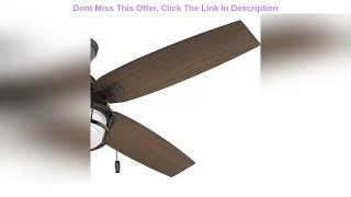 Top 10 Hunter Fan Company 59214 Hunter 52" Ocala Noble Bronze Ceiling Fan with Light, Black