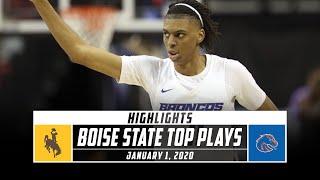 Boise State Basketball Top Plays vs. Wyoming (2019-20) | Stadium