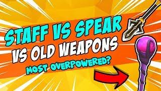 ARCHERO: STAFF vs SPEAR vs OLD WEAPONS! | Pros & Cons, Best Abilities, Highest Damage?