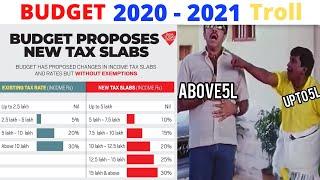Budget 2020 - 2021 Tamil Troll | IncomeTax Rate | Finance Minister | Nirmala Sitharaman | Reel Scope