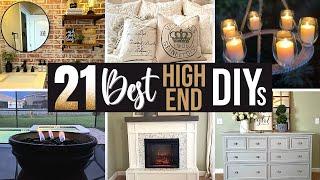 ⭐️Absolute TOP 21 BEST High End DIY Decor Ideas of 2021 to try in 2022!