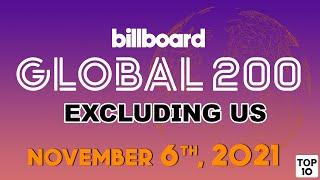 Early RELEASE! Billboard Global 200 Excl. US Top 10 November 6th, 2021 Countdown
