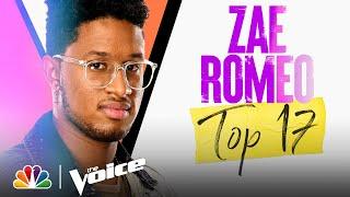 Zae Romeo Sings Miley Cyrus' "When I Look at You" - The Voice Live Top 17 Performances 2021