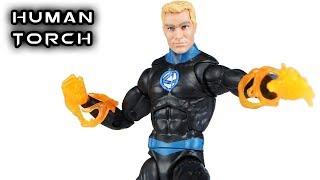 Marvel Legends HUMAN TORCH Fantastic Four Super Skrull Wave Action Figure Review