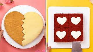 Tasty Heart Cake Recipes | 10 Easy Chocolate Cake Decorating Tutorials For Birthday | So Yummy Cake