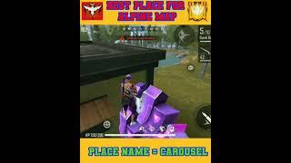 TOP HIDDEN PLACE IN FREEFIRE IN ALPINE | RANK PUSH TIPS AND TRICKS 2022 | CAROUSEL| #SHADOW⁹⁹GAMING