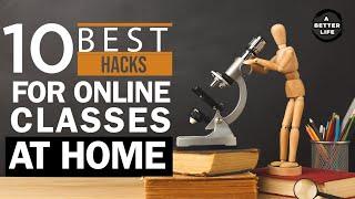 10 Best Hacks for Online Classes at Home | Best way  to study at home #Studyhacks #Abetterlife