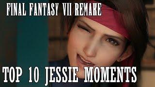 Top 10 Jessie Moments in Final Fantasy 7 REMAKE in 4K | HEAVY SPOILERS