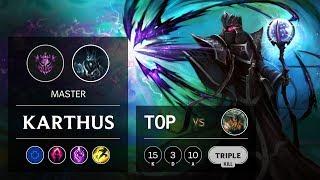 Karthus Top vs Olaf - EUW Master Patch 10.1