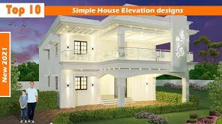 New 2021|| Top 10 beautiful Modern Front Elevation 3D Walkthrough Designs||#House Elevation