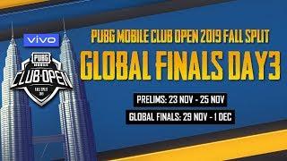 [Hindi] PMCO Global Finals Day 3 | Vivo | Fall Split | PUBG MOBILE CLUB OPEN 2019