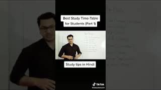 Top 10 Time table For #Study to crack any exam