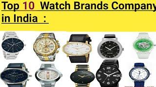 Top 10 Watch Brands Company in India