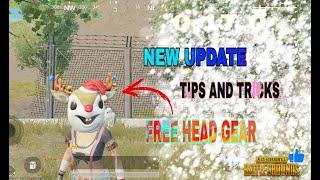 PUBG MOBILE|0.17.0 NEW UPDATE FREE HEAD GEAR|TOP NEW SECRET TIPS AND TRICKS.