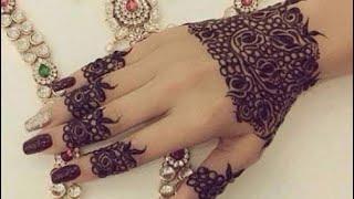 Top trendy simple mehendi design for hand