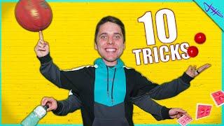 10 Tricks To Learn At Home! Ft. That's Amazing