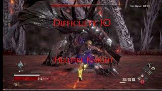 Hellfire Knight Solo No Damage (Difficulty 10, NG +5) - Code Vein