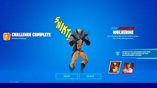 WOLVERINE SKIN *UNLOCKED* in FORTNITE!