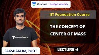L6: The Concept of Center of Mass | IIT Foundation Course | Saksham Rajpoot