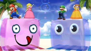 Mario Party 4 Minigames - Mario Peach vs Luigi Daisy (Master CPU)