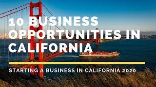 Small business ideas | 10 Best Business Opportunities in California, Most successful business ideas