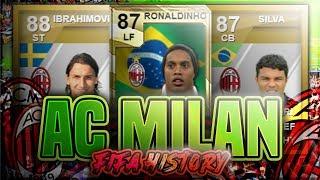 AC MILAN FIFA ULTIMATE TEAM HISTORY!! FT. RONALDINHO, IBRAHIMOVIC, THIAGO SILVA ETC... (FIFA 10-20)