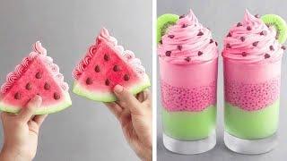 Top Delicious Watermelon Cake Recipes | So Yummy Birthday Cake Decorating Ideas