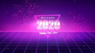 Animated 80s Retro Design - Welcome to 2020! - After Effects