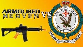 Armoured Heaven Stands Up To NSW Police - Epic Fail For Police On Gel Blasters