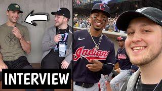 MEETING FRANCISCO LINDOR AND DOING INTERVIEWS !!